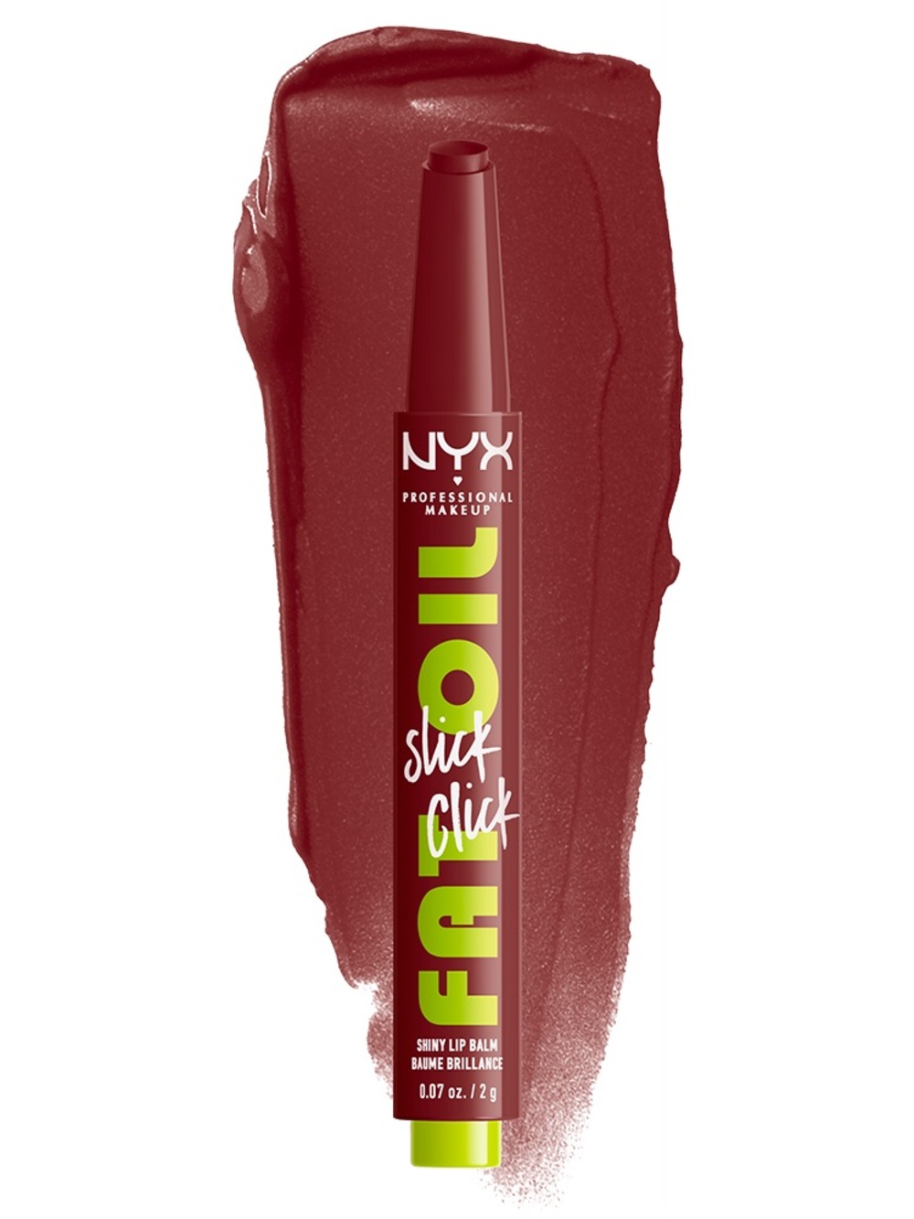 NYX Slick  Click Fat oil Fat oil shiny lip oil in a mood